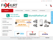 Tablet Screenshot of foxhurt.pl